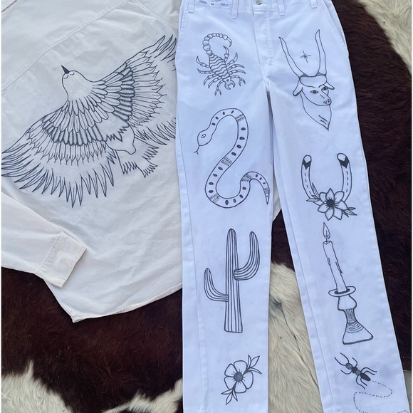 Traditional art workwear pants - Picture 11 of 11